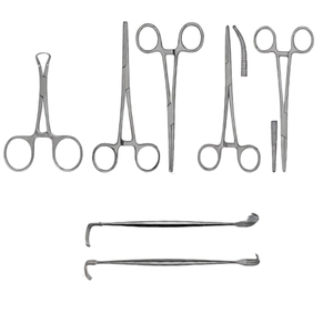 Kit Básico de Cirugía Mayor de 108 Piezas, Juego de Instrumentos Médicos Quirúrgicos de Grado Alemán, Pinzas Crile, Tijeras, Portaagujas, Pinzas para Toallas - Product Image 6