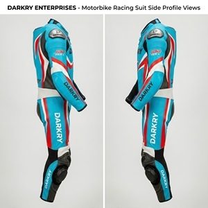 Traje de Cuero Personalizado para Motociclismo al por Mayor, Equipo de Motociclismo OEM, Ropa de Pista de Cuero Perforado, Proveedor B2B - Product Image 4