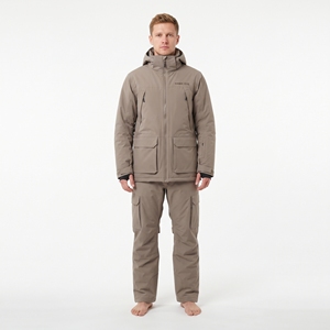 Combinaison de ski d'hiver pour homme - Combinaison imperméable coupe-vent en polaire isolante avec fermeture éclair, taille personnalisée, vêtements d'extérieur - Product Image 1