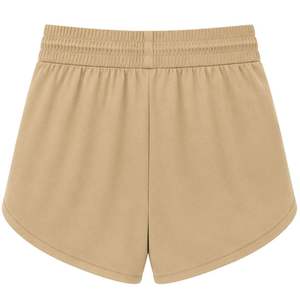 Shorts décontractés pour femmes à taille haute en polyester avec poches, respirants et à jambes larges, personnalisables avec logo – Vente en gros - Product Image 2