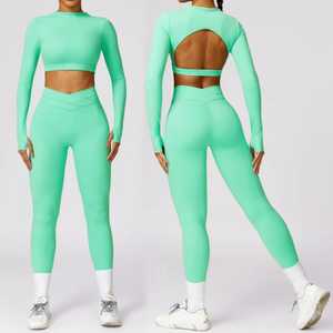 Nuevo Conjunto de Yoga para Mujer, Colores Brillantes de Helado, Último Estilo, Diseña Tu Propio Conjunto de Yoga - Product Image 3