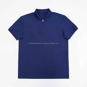 Camisetas de Hombre 100% Algodón, Cuello Polo con Cierre, Camisetas de Secado Rápido y Transpirables, Stock al por Mayor, Ropa de Hombre, Envío DDP - Product Image 6