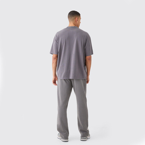 Pantalones Jogger de Pierna Ancha Extra para Hombre, Fabricados en Pakistán, Tejido Interlock Resistente, Pantalones Deportivos Básicos Cálidos de Primera Calidad - Product Image 5