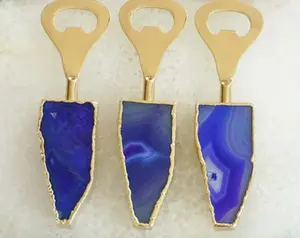 Juego de Cucharas Hechas a Mano con Piedras Preciosas de Ágata Pulida de Alta Calidad, Estilo Religioso, con Posavasos de Cristal - Product Image 5