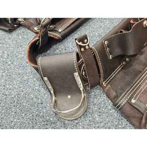 Bolsa de herramientas de cuero hecha a mano de alta calidad para venta en línea, proveedor directo de fábrica, bolsa de herramientas de cuero con cinturón en venta - Product Image 4