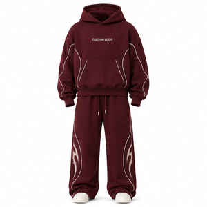 Private Label Hooded Solid Men's <b>Jogging</b> Tracksuit Set Eco-Friendly Quick Dry Travel Sweatsuit US S/M/L/XL Wholesale Rate - Product Image 5