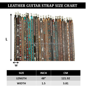 2025กีตาร์หนังวัวแท้สายคล้องไหล่ปรับความยาวได้ดีไซน์ใหม่ - Product Image 2