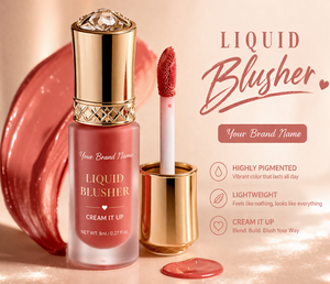 Rubor Líquido Natural de Larga Duración, Resistente al Agua, Tinte Ligero para Mejillas, Maquillaje Fácil de Difuminar, Rubor Líquido al por Mayor - Product Image 2