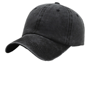 Casquette de baseball unisexe réglable en coton délavé style vintage, avec logo personnalisé, pour la vente en gros - Product Image 1