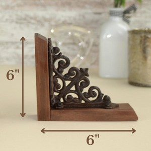 Porte-livres modernes en métal, style traditionnel, pour une décoration intérieure contemporaine, offrant un support fonctionnel pour les livres et un attrait visuel épuré - Product Image 6