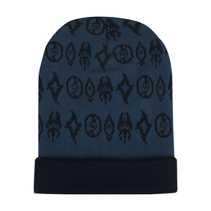Custom Logo High Quality Fashion Warm <b>Winter</b> Jacquard Knitted Ripped Rivet Daily Adjustable Wool/Cotton Beanie <b>Hat</b> for <b>Men</b> Women - Product Image 4