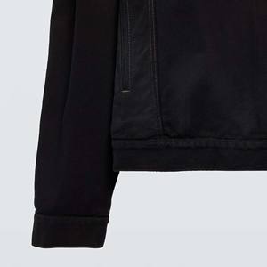 Jeans d'hiver de bonne qualité pour hommes, sweats à capuche en coton, streetwear, coupe classique, denim délavé, impression de logo personnalisée pour garçons - Product Image 3