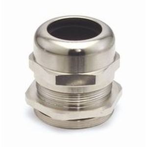 Conector Eléctrico Industrial de Latón PG, Impermeable, Niquelado, para Cable Sin Armadura - Product Image 2
