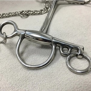 สแตนเลสสตีล Mullen ปากยาว Pelham บิตม้าบิตกับ Chain13.5cm ขอบ - Product Image 4