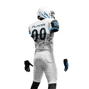 2025 nouveauté matériel personnalisé sergé brodé Football américain uniforme grande taille respirant Sportswear équipe uniforme Kits - Product Image 2