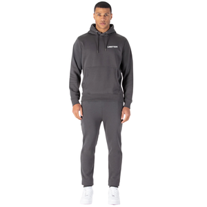 Men's Drawstring Hoodie Tracksuit Set <b>Cuffed</b> <b>Jogger</b> Trousers Regular Fit Casual Two Piece Pullover Outfit Custom OEM ODM Apparel - Product Image 2