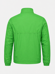 Customized Hooded Stand Canvas Men's Waterproof Eco-Friendly <b>Reversible</b> Windbreaker <b>Jacket</b>-Lightweight Outdoor OEM Service - Product Image 2