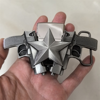 3Starsexperts Boucle de ceinture western avec logo tête de dragon, allume-feu à détection d'aiguille, quincaillerie en alliage durable