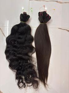 Extensiones de Cabello Humano Indio Virgen sin Procesar, Ondulado, Textura Natural, Venta al por Mayor, MOQ Bajo, OEM - Product Image 3