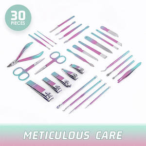 Top Design Manicure Pedicure Set High Quality Customized Nail Supplies Stainless Steel Tool OEM Manicure Set - Product Image 4
