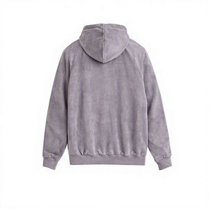 Vente en gros Nouvelle Arrivée Sweat à capuche zippé pour homme, 100% Coton, Grammage lourd, Délavé à l'acide, Style vintage, Grande taille, Logo personnalisé, Hiver - Product Image 4