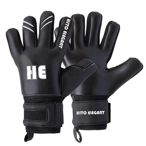 Gants de gardien de but en latex épais de haute qualité avec design en cuir respirant et logo personnalisé pour l'entraînement et la vente en gros - Product Image 1
