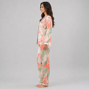 Luxury Women Pajama <b>Set</b> Soft Cotton Breathable Comfortable Two Piece Nightwear Lounge Sleepwear Home Wear <b>Set</b> for Women - Product Image 3