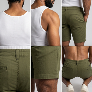 Ensemble d'été décontracté pour hommes : débardeur et short en maille à séchage rapide pour hommes - Product Image 3