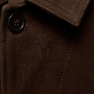 Timeless Casual Outerwear Winter <b>Suede</b> Leather <b>Jacket</b> Refined Texture Comfortable Wear Designed For Travel And Everyday Fashion - Product Image 5