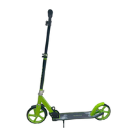 Trottinette à grandes roues de 200 mm avec poignée en TPR, trottinette avec mécanisme de pliage innovant