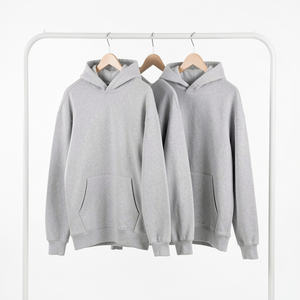 Sudadera Personalizada con Cuello Redondo, 100% Algodón, Sudadera Oversize con Cuello Redondo, Diseño Liso, Sudadera Blanca Estilo Urbano, Talla Grande - Product Image 3