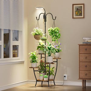 Sistema Modular de Exhibición de Plantas de Madera de Acacia Hecho a Mano, de Varias Alturas - Venta al por Mayor - Product Image 6