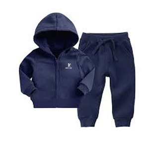 Chándal con cremallera de manga larga para niños al por mayor OEM, chándal informal de alta calidad para entrenamiento infantil con cremallera - Product Image 1