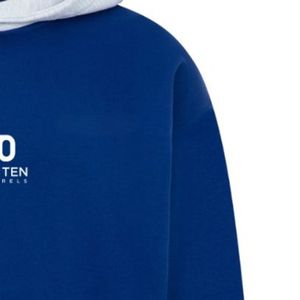 เสื้อฮู้ดดี้พรีเมียมสองสี ผ้าฝ้าย สวมใส่สบาย แฟชั่นลำลอง รับผลิตตามแบบ OEM ODM พร้อมสกรีนโลโก้ - Product Image 5