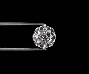 Diamant de laboratoire octogonal rose taille 5.0 CT, diamant cultivé en laboratoire pour bague solitaire, diamant en vrac écologique, diamant CVD pour bijoux - Product Image 3
