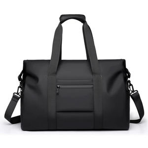 Custom Waterproof leather Gym Duffle <b>Bag</b> Magnetic Closure Large Capacity Dry Wet Separation Travel Workout <b>Bag</b> OEM ODM - Product Image 3