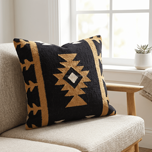 Antique Pattern Kilim Pillow Cover 20x20 Decorative Set White Handwoven Rug Pillowcase Durable Kilim Pillow Cover for <b>Sofa</b> - Product Image 6