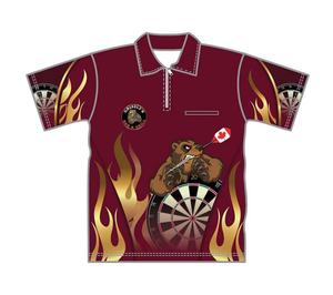 เสื้อทีมดาร์ทแบบซับลิเมชั่นสั่งทำพิเศษ 100% โพลีเอสเตอร์ ชุดทีมสโมสรดาร์ท - Product Image 2