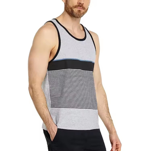 Camisetas de Gimnasio para Hombre, Personalizadas, de Dos Tonos, Corte Musculoso Informal, 100% Algodón Jersey, Impresión por Serigrafía, Ropa Deportiva y de Entrenamiento - Product Image 1