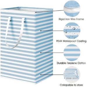 Freestanding Laundry <b>Hamper</b> with Handle, Washing Bag <b>for</b> Clothes, Collapsible Laundry <b>Basket</b> <b>for</b> Toys Clothes Organizer - Product Image 3