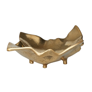 Cuenco de Metal Hecho a Mano, Moderno y Lujoso, para Servir Frutas, Decoración Contemporánea para el Hogar, Centro de Mesa de Lujo, Elaborado con - Product Image 4