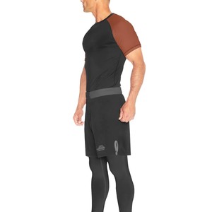Maillots de compression à manches courtes entièrement sublimés pour hommes, pour MMA, BJJ, grappling, couleurs et tailles personnalisées, haute qualité, OEM/ODM - Product Image 3