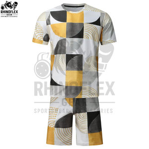 Nuevas llegadas de conjuntos de pantalones cortos de moda para uso casual de verano, conjuntos de pantalones cortos para hombre con logotipo personalizado, conjunto de pantalones cortos para hombre. - Product Image 5