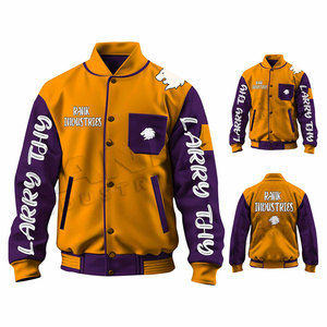 Veste d'hiver disponible en différentes couleurs, veste Letterman de qualité supérieure, nouveau style, veste Letterman pour homme - Product Image 6