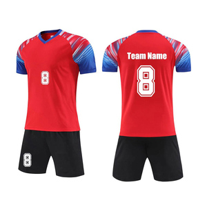 Best Adults Automated cutting Shirts & <b>Tops</b> Soccer Wear Best Quality Soft Fabric Soccer Jerseys with Custom Logo <b>Low</b> Price Set - Product Image 4