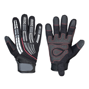 2026 Custom Colors Logo Polyester/Cotton Full Finger Quick Drying Non-Slip Tactical Safety <b>Gloves</b> Unisex Wholesale - Product Image 1