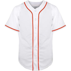 Maillots de baseball en tissu polyester aérodynamique pour une résistance à l'air réduite, avec des dispositions dynamiques des panneaux en fonction de la position. - Product Image 1