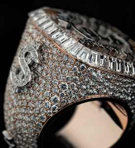 Bague de championnat personnalisée avec logo, football, baseball, basketball, lettres serties de diamants, bagues personnalisées en moissanite pour hommes - Product Image 3