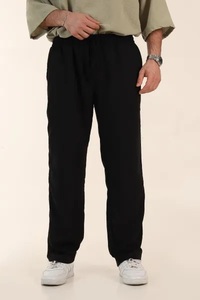 Pantalon de jogging décontracté pour homme Ever Glow, taille plus, automne, léger, taille élastique, respirant, séchage rapide - 100% polyester - Product Image 2