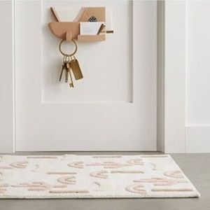 Alfombra Moderna de Diseño Plano con Patrón de Cactus y Arcoíris, de Algodón Orgánico, para Decoración de Habitación Infantil, Forma Rectangular, Lavable - Product Image 4